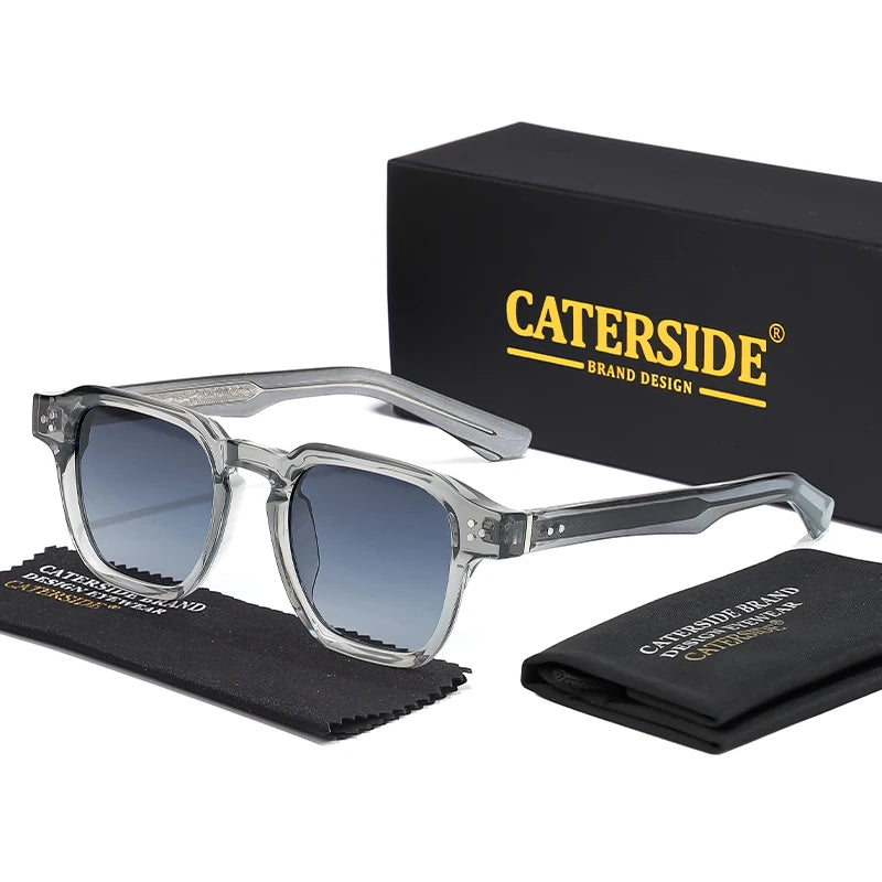 CATERSIDE Classic Square Sunglasses Luxury Brand Sun Glasses Travel Beach Party Festival