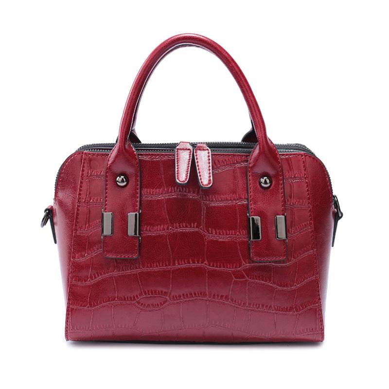 Cowhide Single Shoulder Diagonal Women's Bag - Zara-Craft