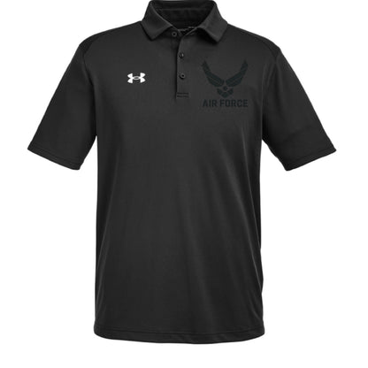 Under Armor Men Tech Polo - Airforce Logo