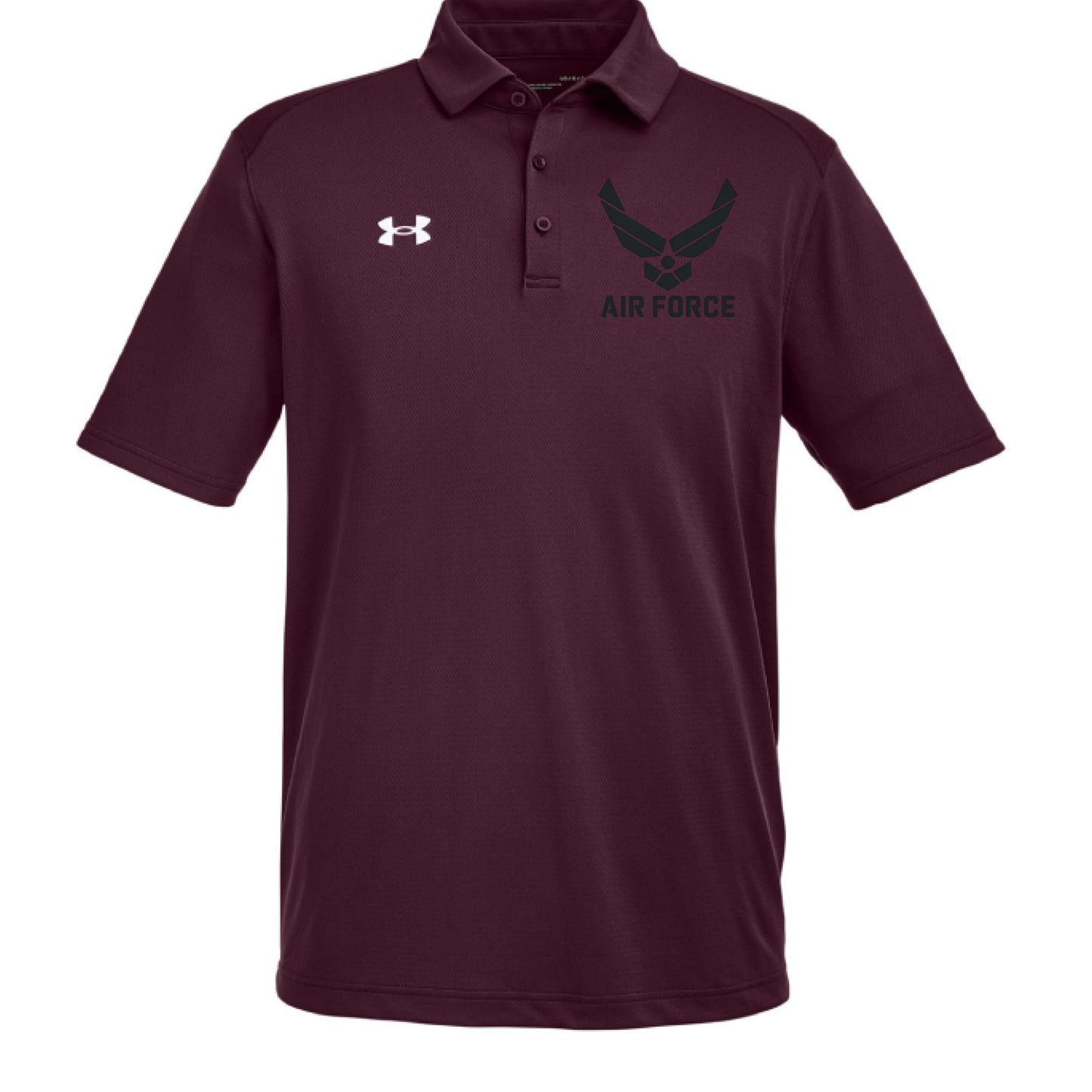 Under Armor Men Tech Polo - Airforce Logo