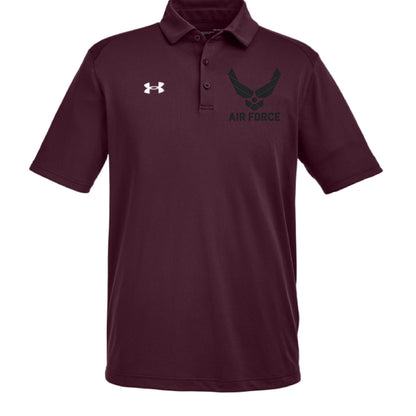 Under Armor Men Tech Polo - Airforce Logo