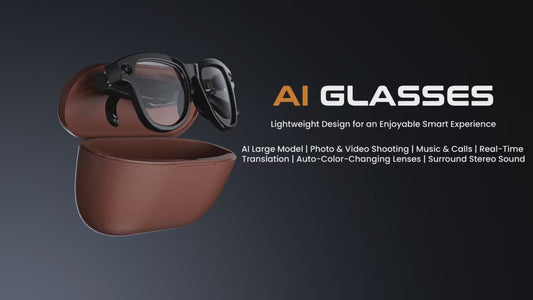 AI Smart Sunglasses Translation, Video and Audio 