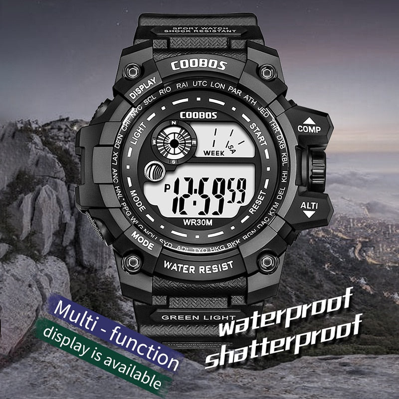 Men's Watch Reloj De Hombre Sports Style Silicone Rubber Watches