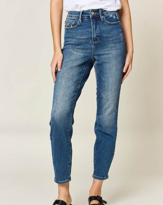 Judy Blue Full Size Tummy Control High Waist Slim Women Jeans - Zara-Craft